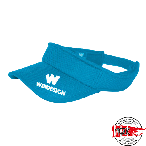 Sun protection visor - cyan