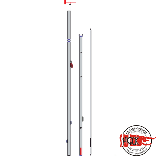 1048 Optimist Silver rudazat Optimist Silver rudazat