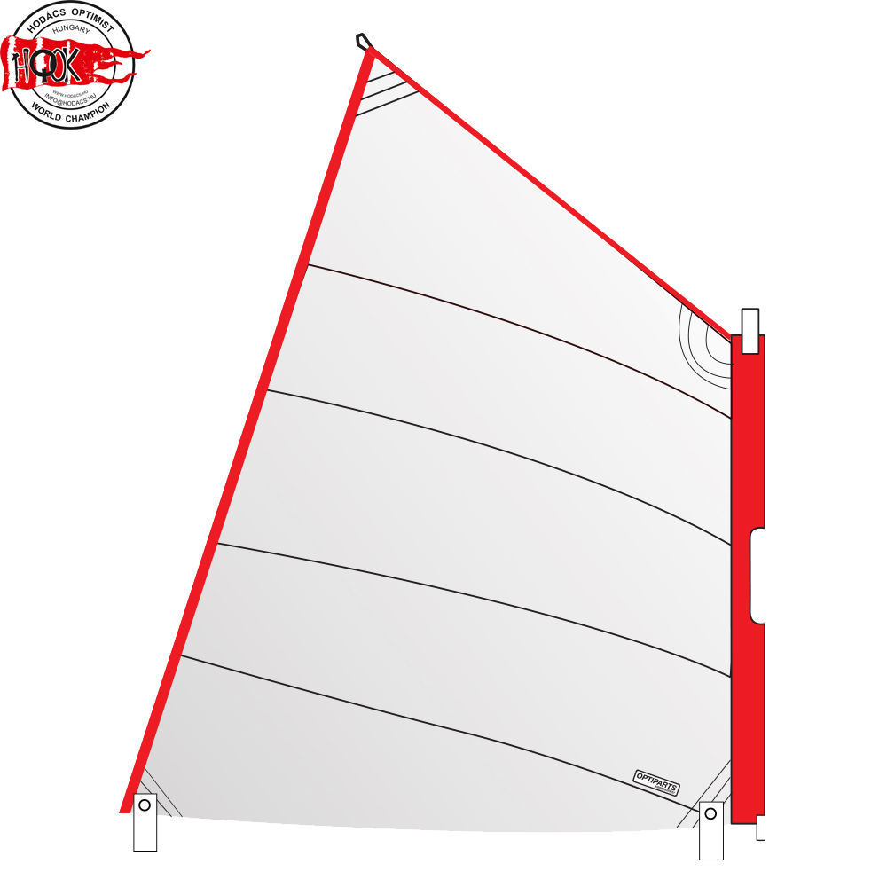 1061W Optimist árboczsákos vitorla  Optimist árboczsákos vitorla